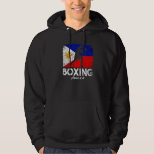 Boxing Filipino Style Philippine Flag Boxing Filip Hoodie