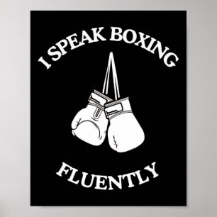 Boxing Fist Cool Kickboxing Vintage Apparel For Da Poster
