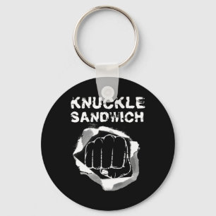 Boxing Fist Punch Knuckle Sandwich Boxer Fighter Key Ring