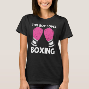 Boxing For Boys Kids Boxer Sparring Match T-Shirt