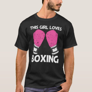 Boxing For Girls Kids Boxer Sparring Match 1 T-Shirt