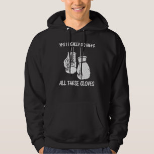 Boxing For Men Women Kickboxing Coach Boxer Gloves Hoodie