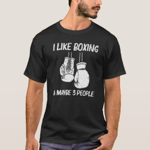 Boxing For Men Women Kickboxing Coach Boxer Gloves T-Shirt