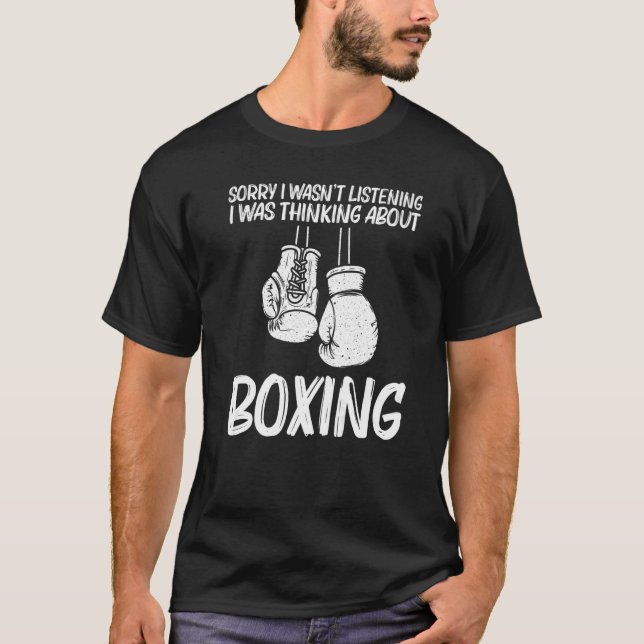 Boxing For Men Women Kickboxing Coach Boxer Gloves T-Shirt (Front)