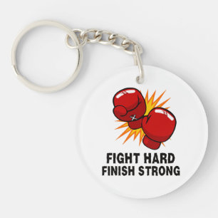 Boxing-gift key ring
