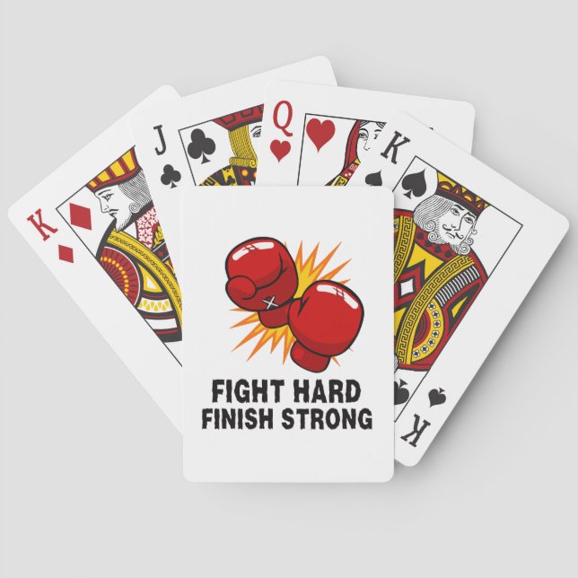 Boxing-gift  playing cards (Back)