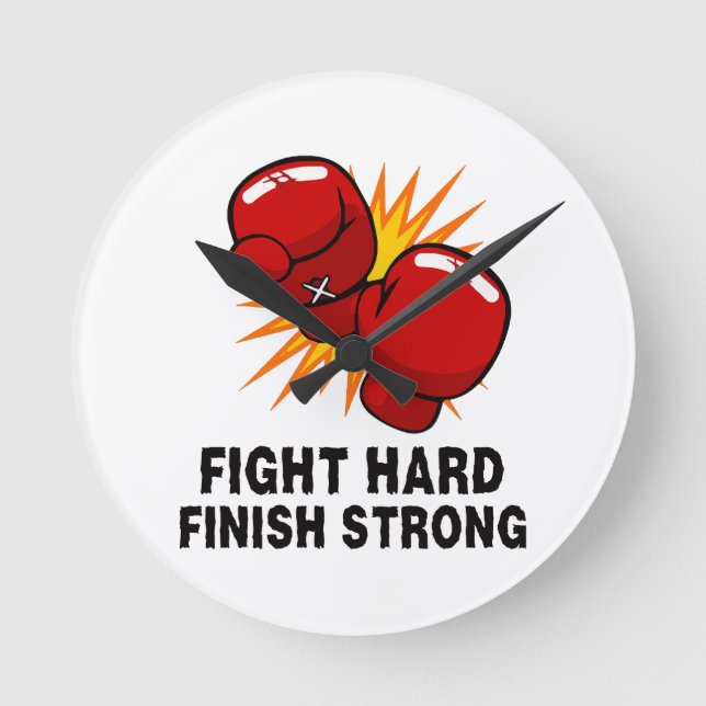 Boxing-gift  round clock (Front)