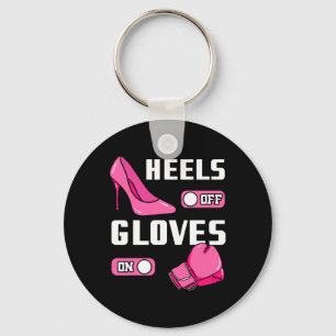 Boxing Girl Boxer Female Coach Combat Sport Traine Key Ring