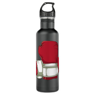 Boxing Glove Sport Boxer Gift Men 1049 710 Ml Water Bottle