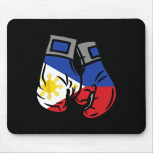 Boxing Glove With The Flag Of Philippines  Mouse Mat