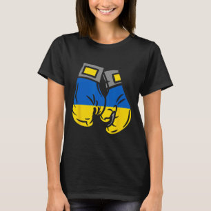 Boxing Glove With The Flag Of Ukraine T-Shirt