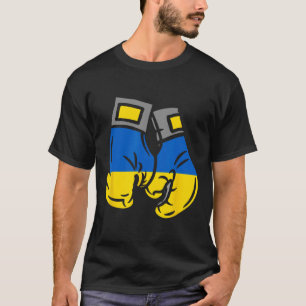 Boxing Glove With The Flag Of Ukraine T-Shirt