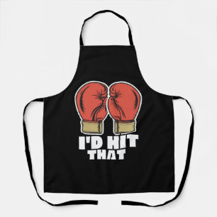 Boxing gloves apron