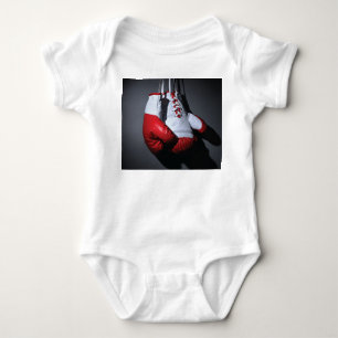 Boxing gloves  baby bodysuit