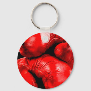 Boxing Gloves Boxer Grunge Style Key Ring