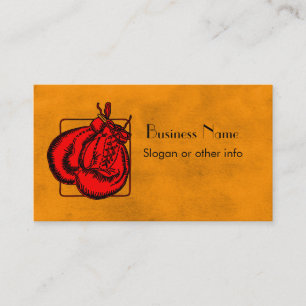 Boxing Gloves Business Card