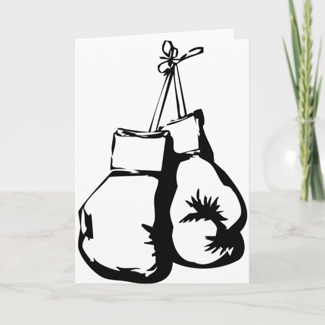 Boxing Gloves Card (Front)