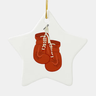 Boxing Gloves Ceramic Tree Decoration