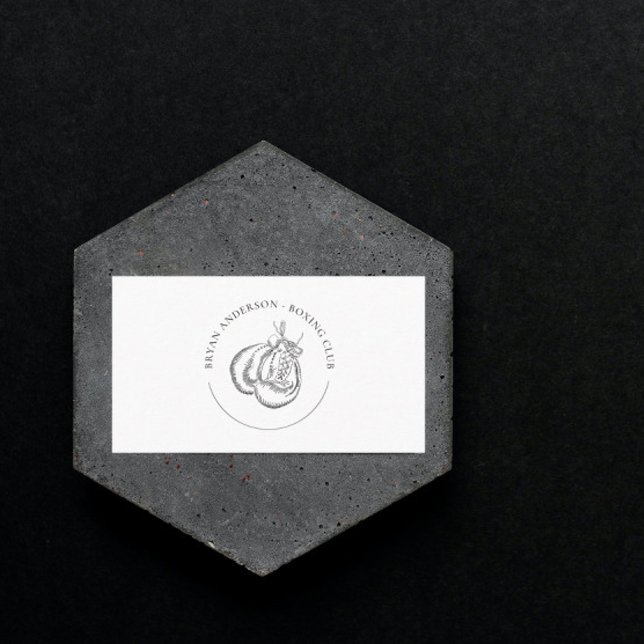 Boxing Gloves Club Business Card (Creator Uploaded)