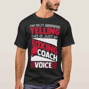 Boxing Gloves Coach Kickboxing MMA Workout Boxing T-Shirt