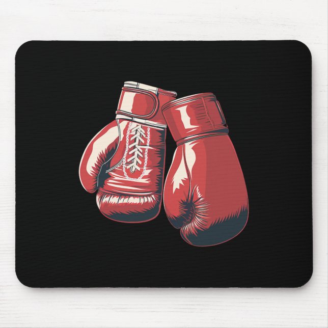 Boxing Gloves Combat Sport Boxing Student  Mouse Mat (Front)