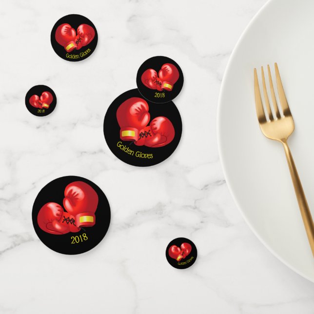 Boxing Gloves Design Table Confetti (Group)