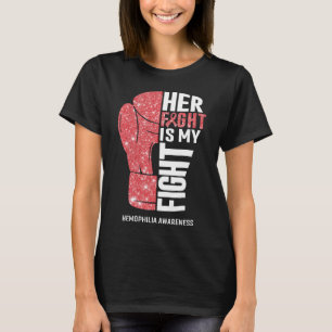 Boxing Gloves Haemophilia Warrior T-Shirt