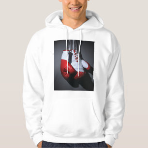 Boxing gloves hoodie