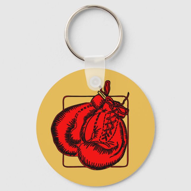 Boxing Gloves Key Ring (Front)