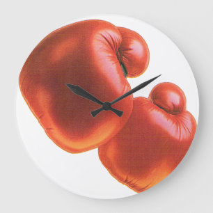 Boxing Gloves Large Clock