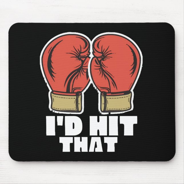 Boxing gloves mouse mat (Front)