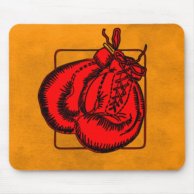 Boxing Gloves Mouse Mat (Front)