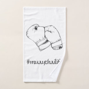 Boxing gloves muay thai hand towel
