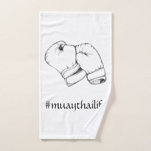Boxing gloves muay thai hand towel (Hand Towel)