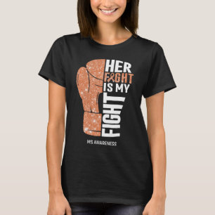 Boxing Gloves Multiple Sclerosis Warrior T-Shirt