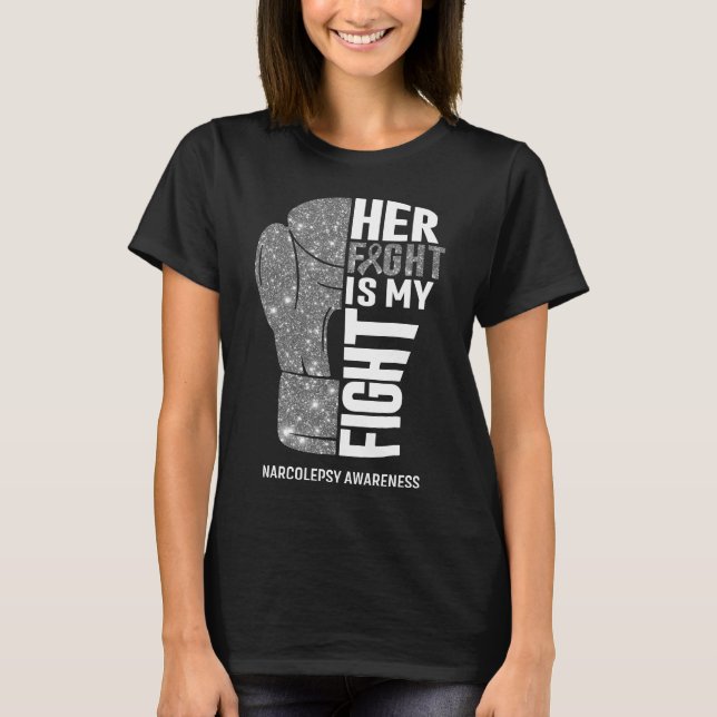 Boxing Gloves Narcolepsy Warrior T-Shirt (Front)