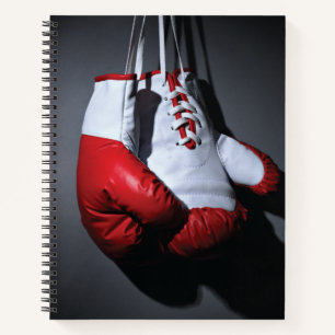 Boxing gloves notebook