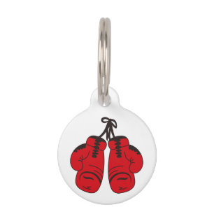 Boxing Gloves Pet Tag