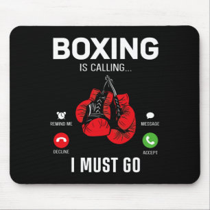 Boxing Gloves Phone Display Boxing Is Calling I Mu Mouse Mat