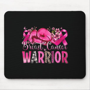 Boxing Gloves Pink Ribbon Breast Cancer Warrior Aw Mouse Mat