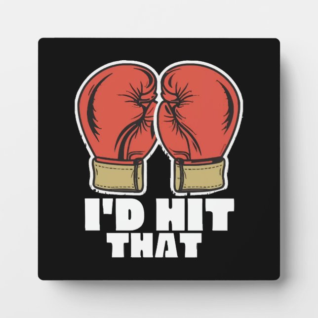 Boxing gloves plaque (Front)