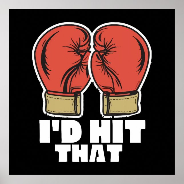 Boxing gloves poster (Front)