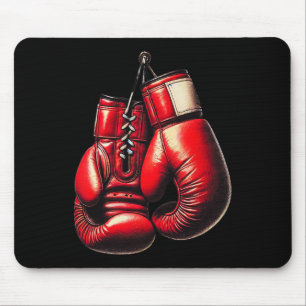 Boxing Gloves Red Boxing Sport Boxer Kickboxing  Mouse Mat