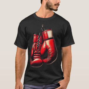 Boxing Gloves Red Boxing Sport Boxer Kickboxing T-Shirt