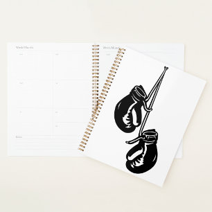 Boxing Gloves Spiral Planner