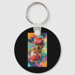 Boxing Gloves Sport Boxer Prompt Fitness Gym 1 Key Ring