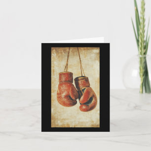 Boxing Gloves Sport Boxer Prompt Vintage Mma 1  Card