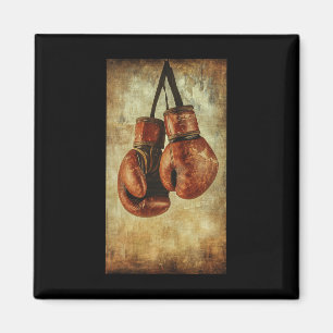 Boxing Gloves Sport Boxer Prompt Vintage Mma Magnet
