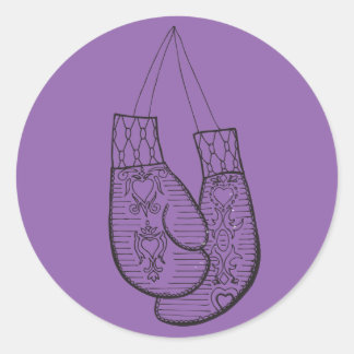 Boxing gloves sticker