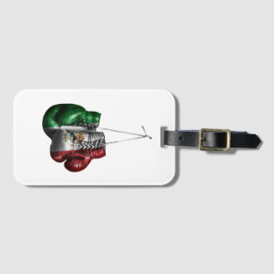 Boxing Gloves T-Shirt - Mexico Vintage flag Luggage Tag